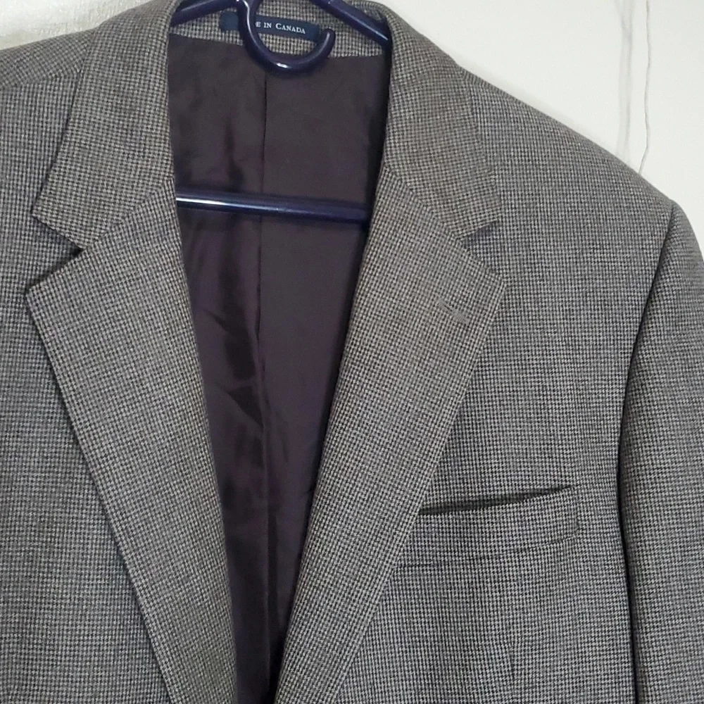 Lands' End Wool Cashmere Blend Blazer Sport Jacket 44R